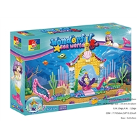 36 PCS Voma Bricks Toy Undersea Fantasy World-Mermaid Palace